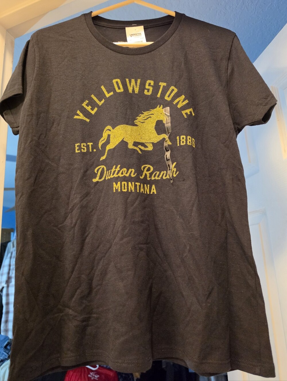 Yellowstone Kids' Black Graphic Tee